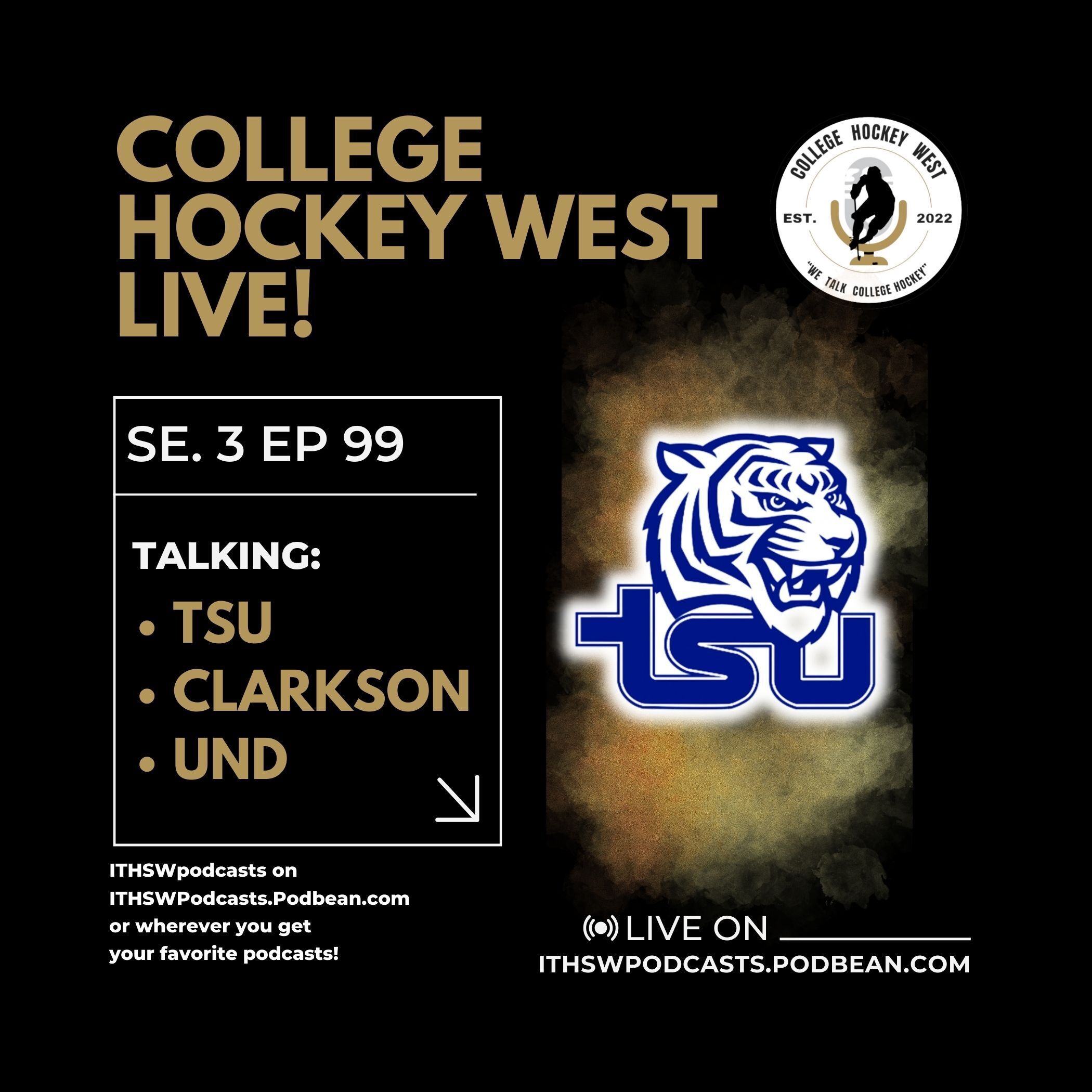 College Hockey West LIVE!  Se 3 Ep 99  June 23, 2024