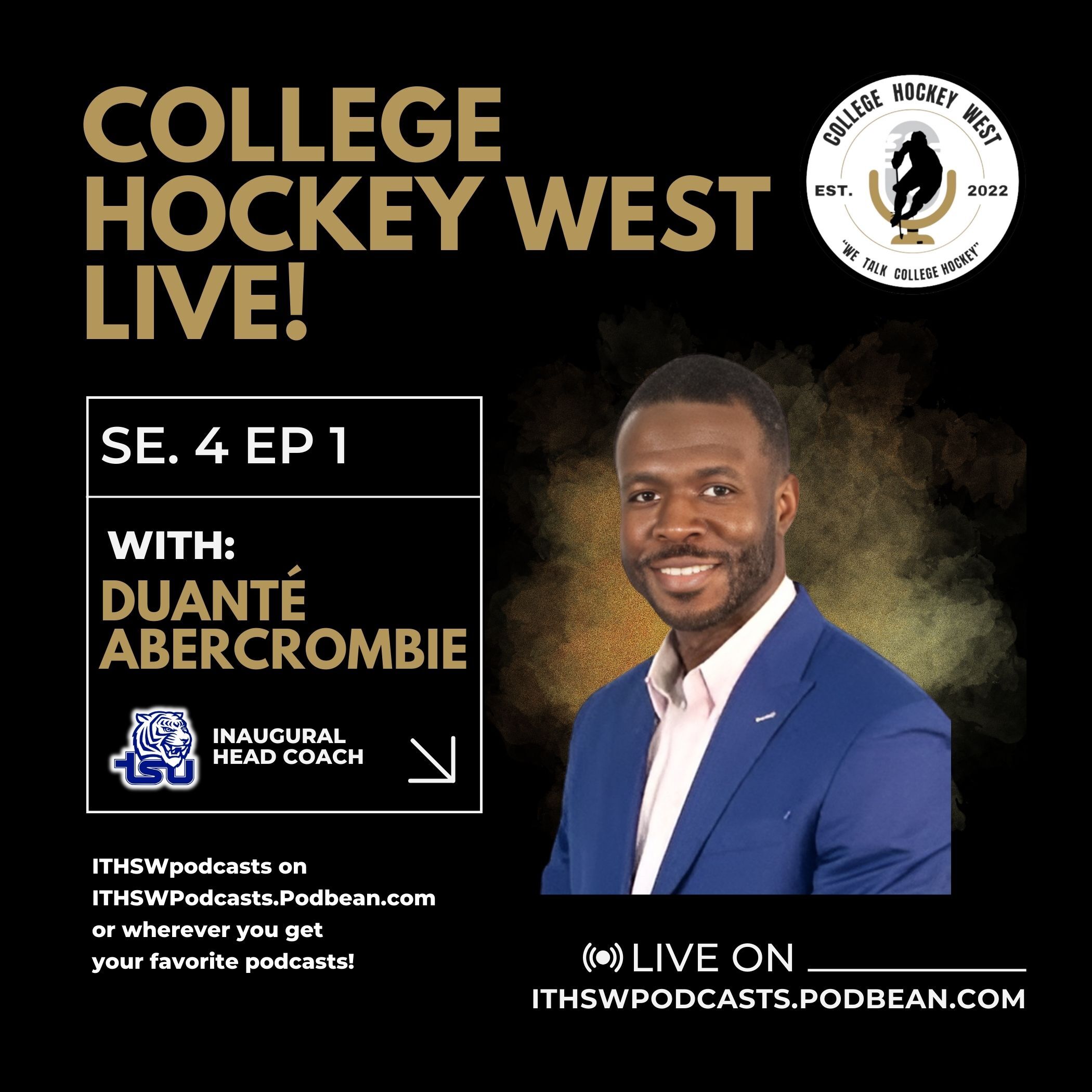 College Hockey West LIVE!  Se 4 Ep 1  June 30, 2024