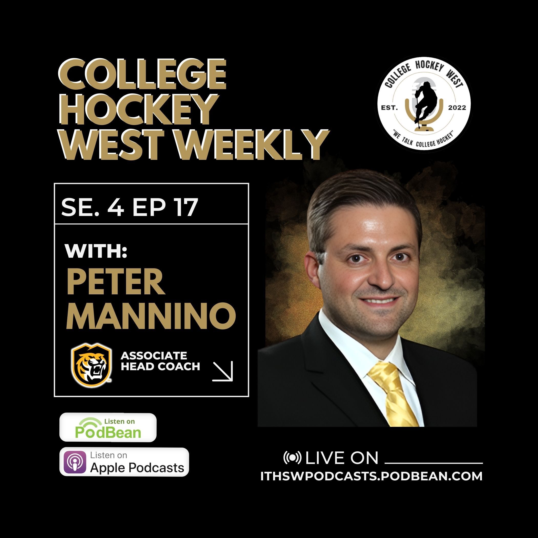 College Hockey West LIVE! Se 4 Ep 17  Aug 25, 2024