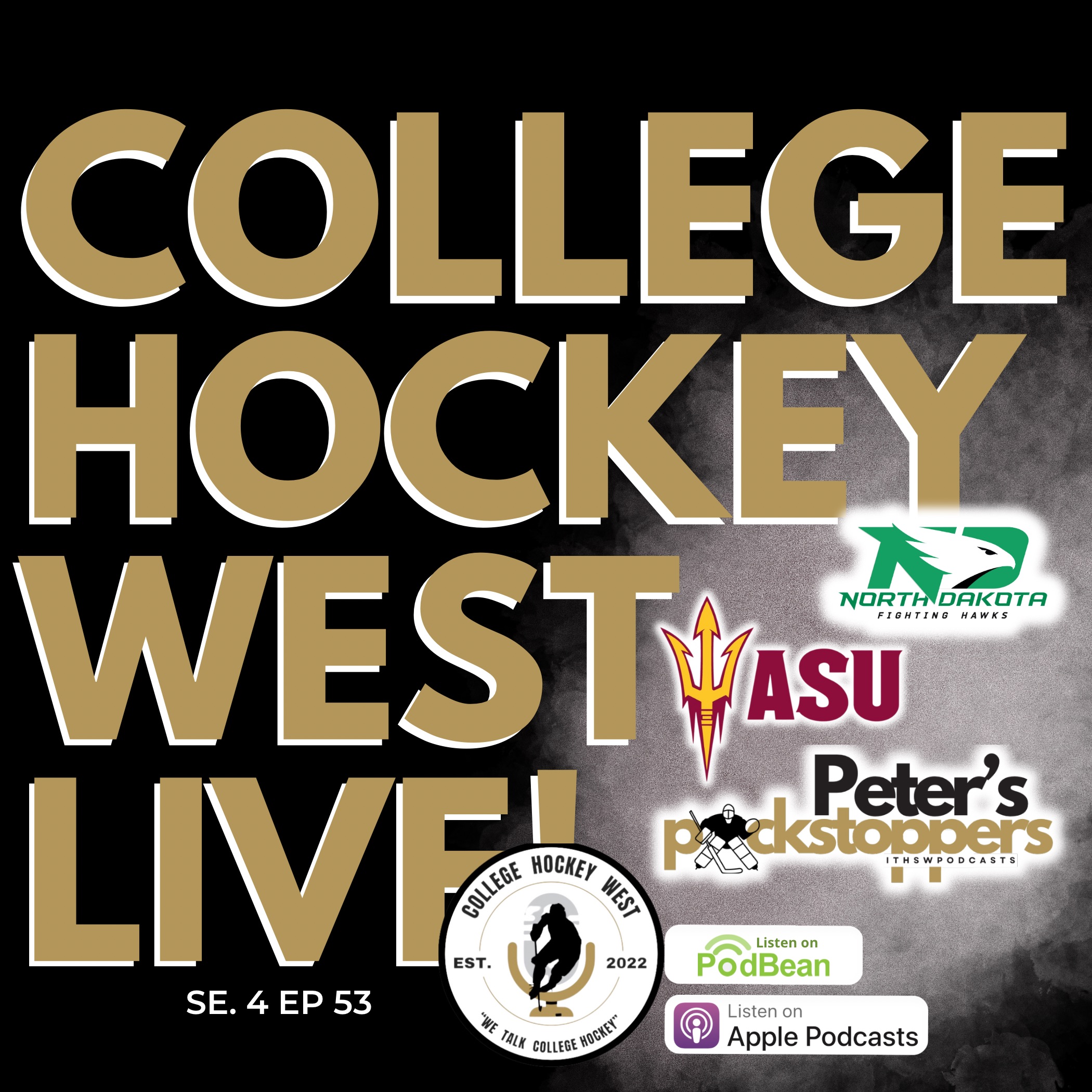 College Hockey West LIVE!  Se 4 Ep 53  Jan 12, 2025