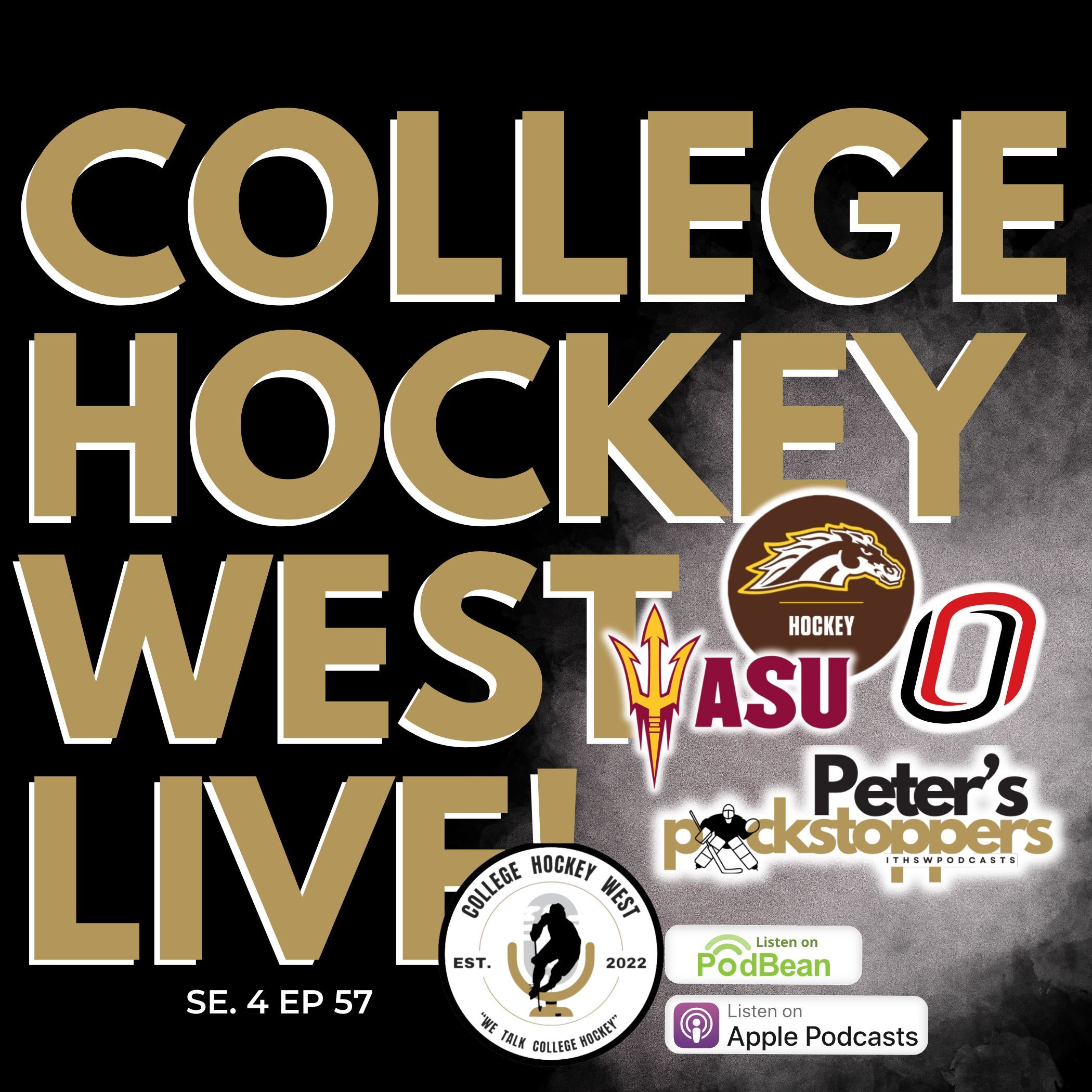 College Hockey West LIVE!  Se 4 Ep 57  Jan 26, 2025
