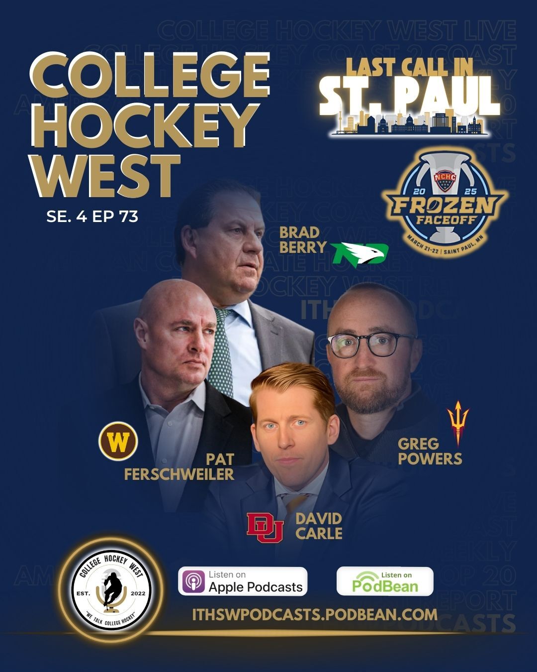 College Hockey West  Se 4 Ep 73 March 20, 2025