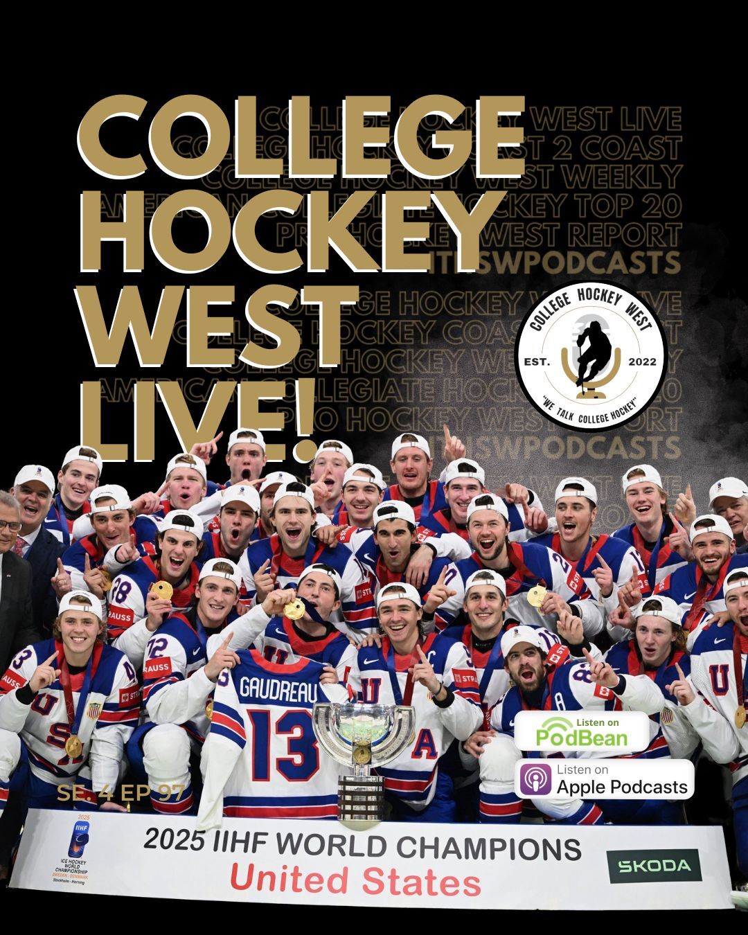 College Hockey West LIVE!   Se 4 Ep 97 May 25, 2025