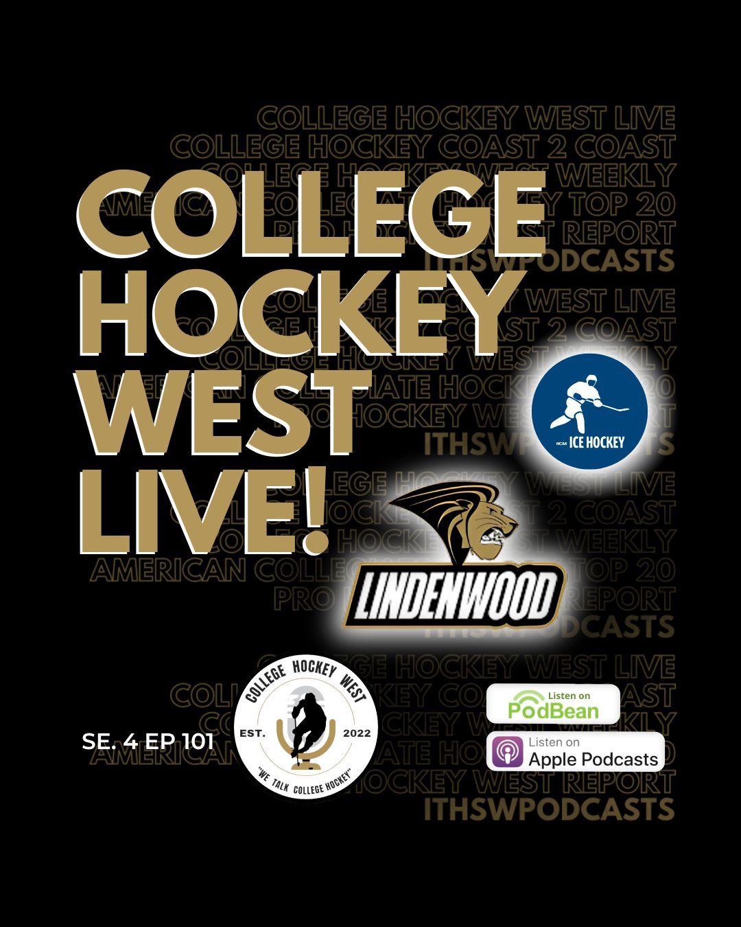 College Hockey West LIVE!  Se 4 Ep 101 June 8, 2025