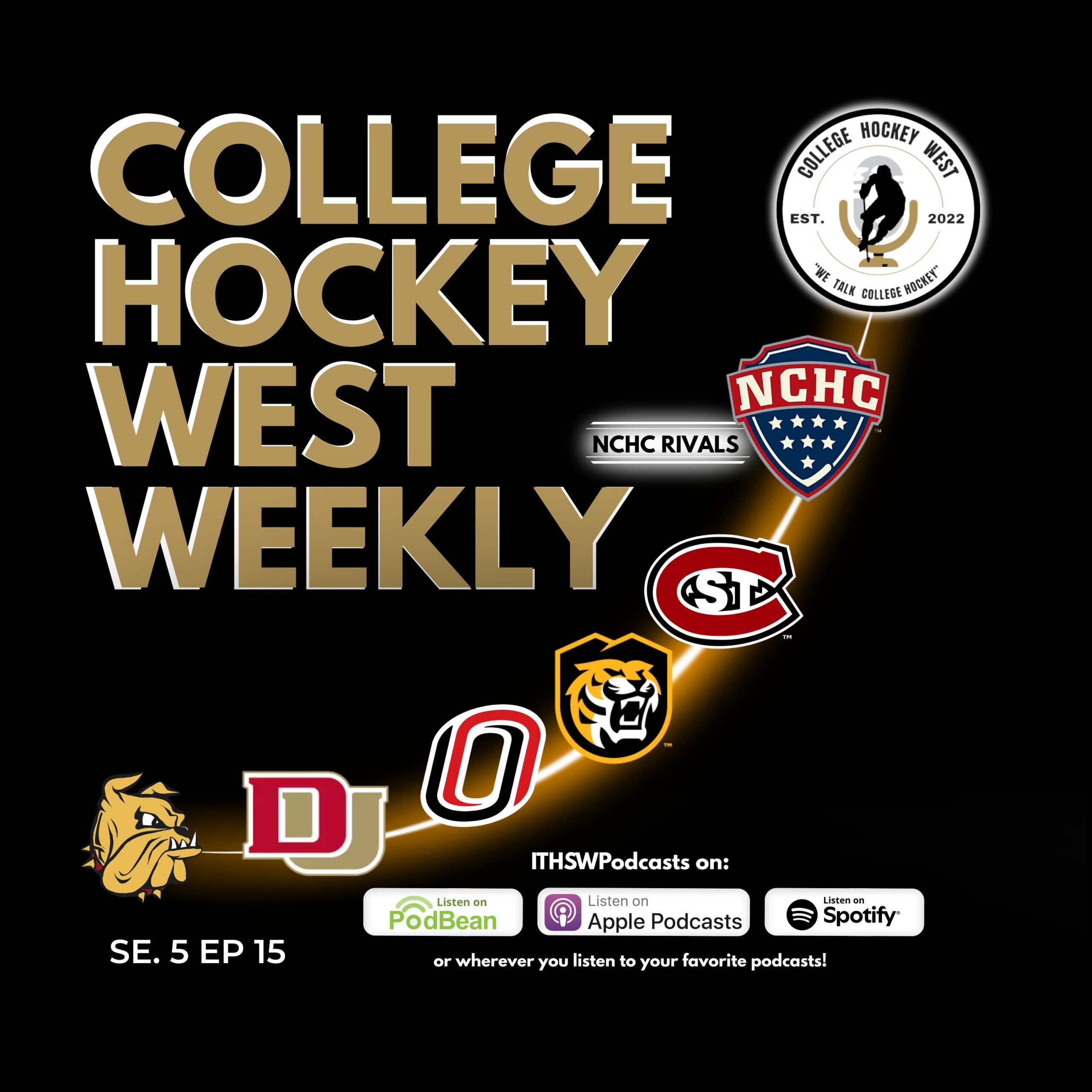 College Hockey West Weekly  Se 5  Ep 15  Aug 19, 2025