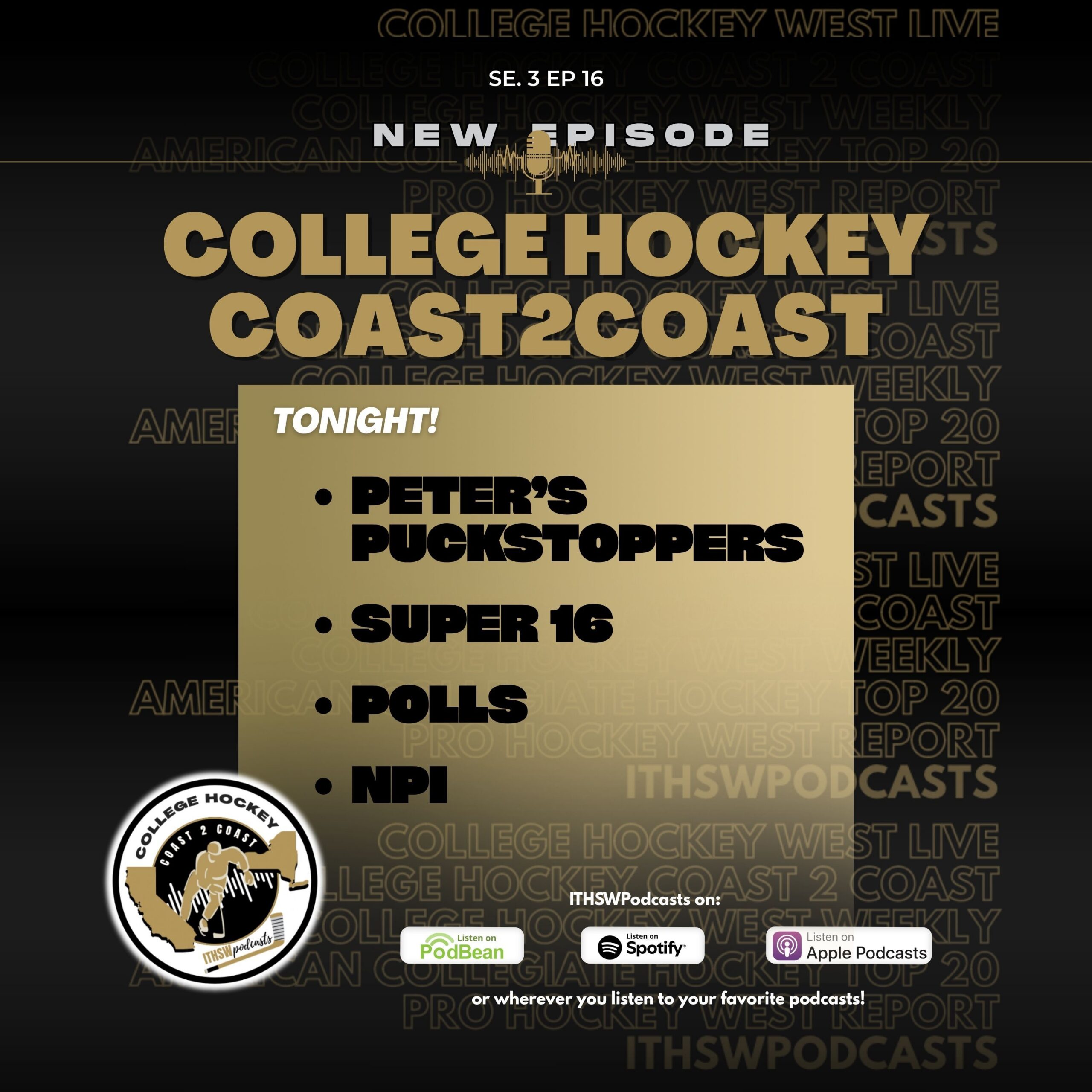 College Hockey Coast 2 Coast Se 3 Ep 17  Oct 27, 2025