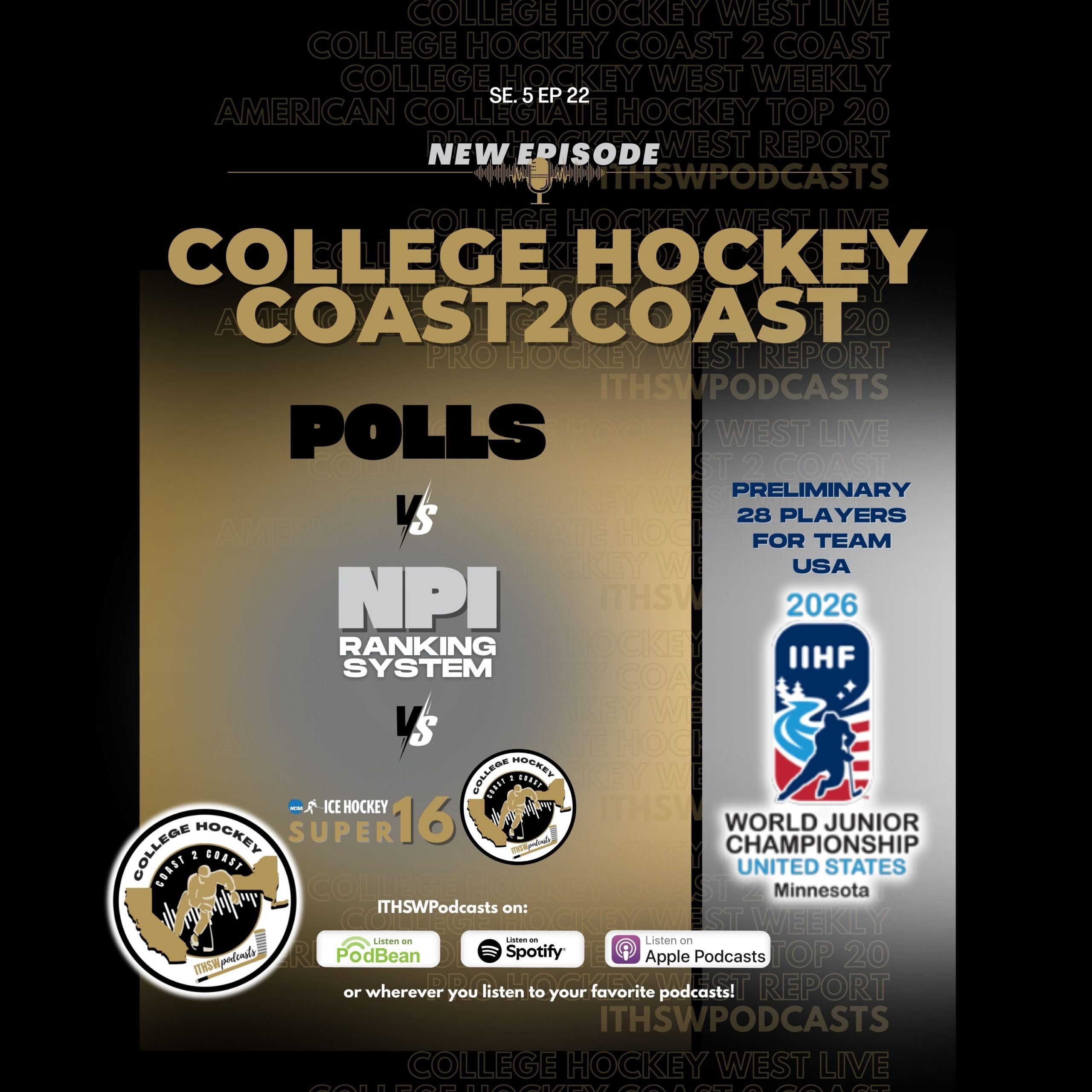 College Hockey Coast 2 Coast Se 3 Ep 22 Dec 1, 2025