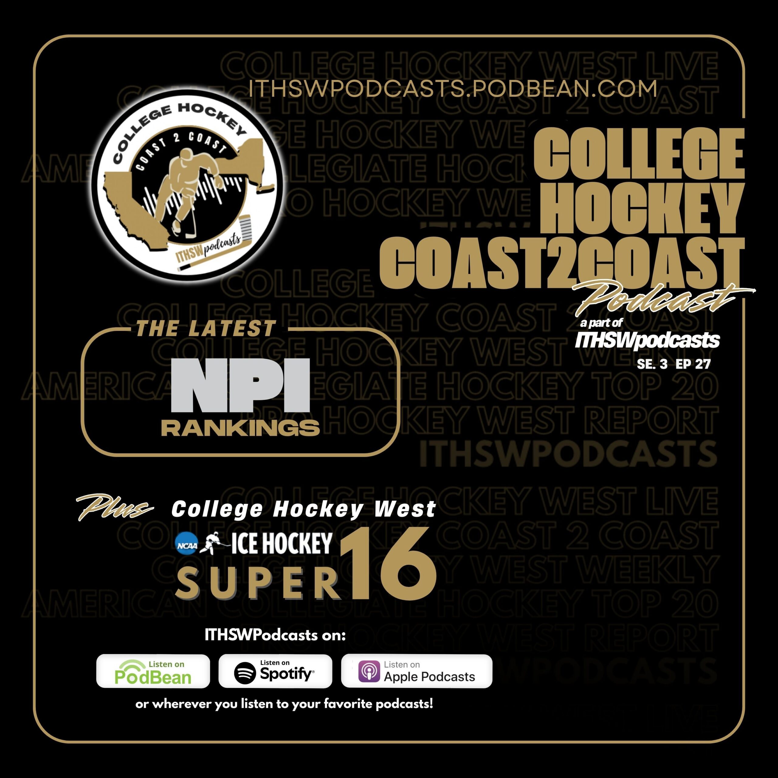 College Hockey Coast 2 Coast Se 3 Ep 27  Jan. 26, 2026