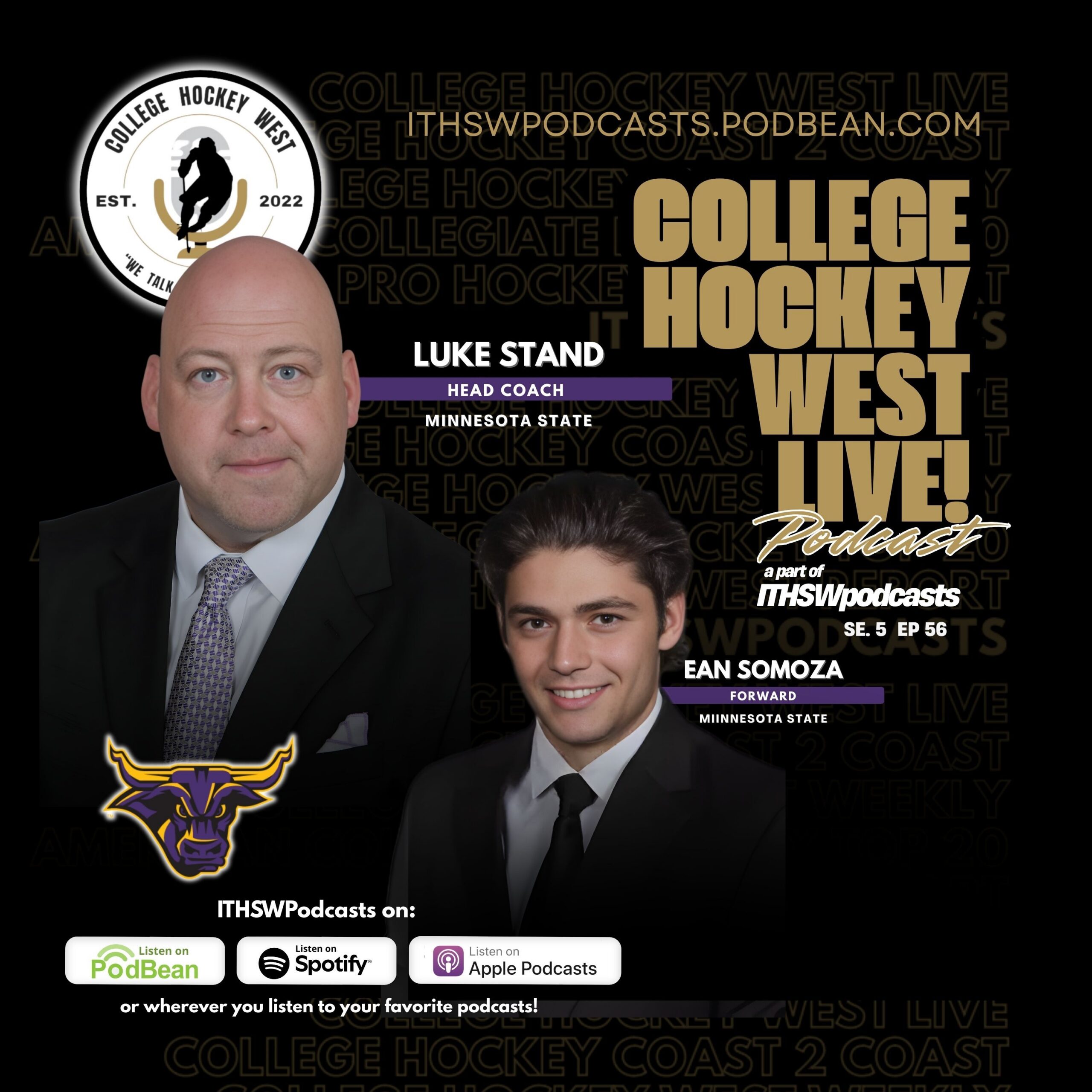 College Hockey West LIVE!  Se 5  Ep 56  Jan. 25, 2026