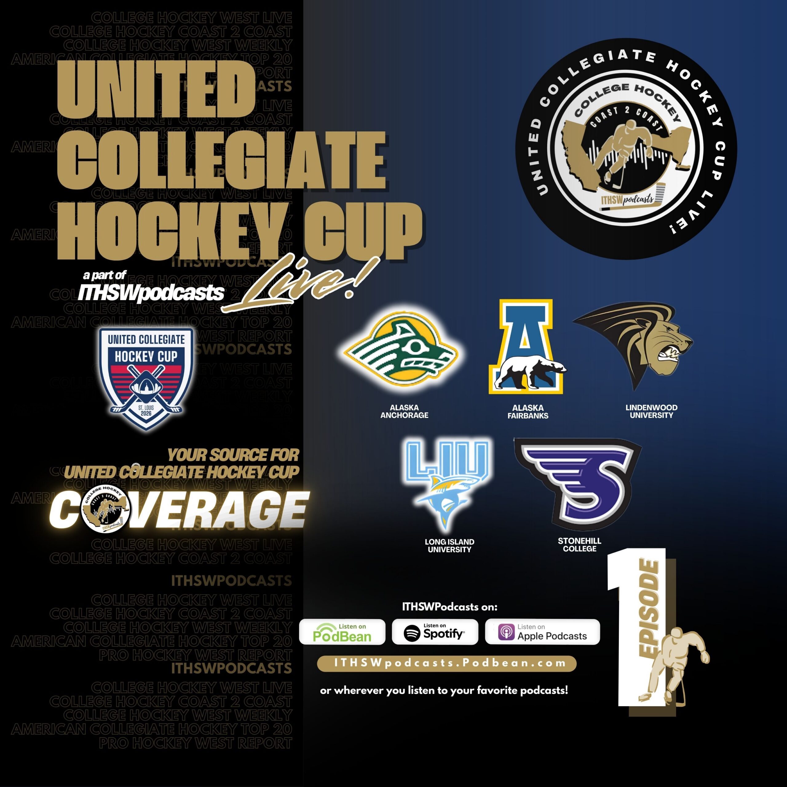United Collegiate Hockey Cup  Ep 1  Jan. 12, 2026
