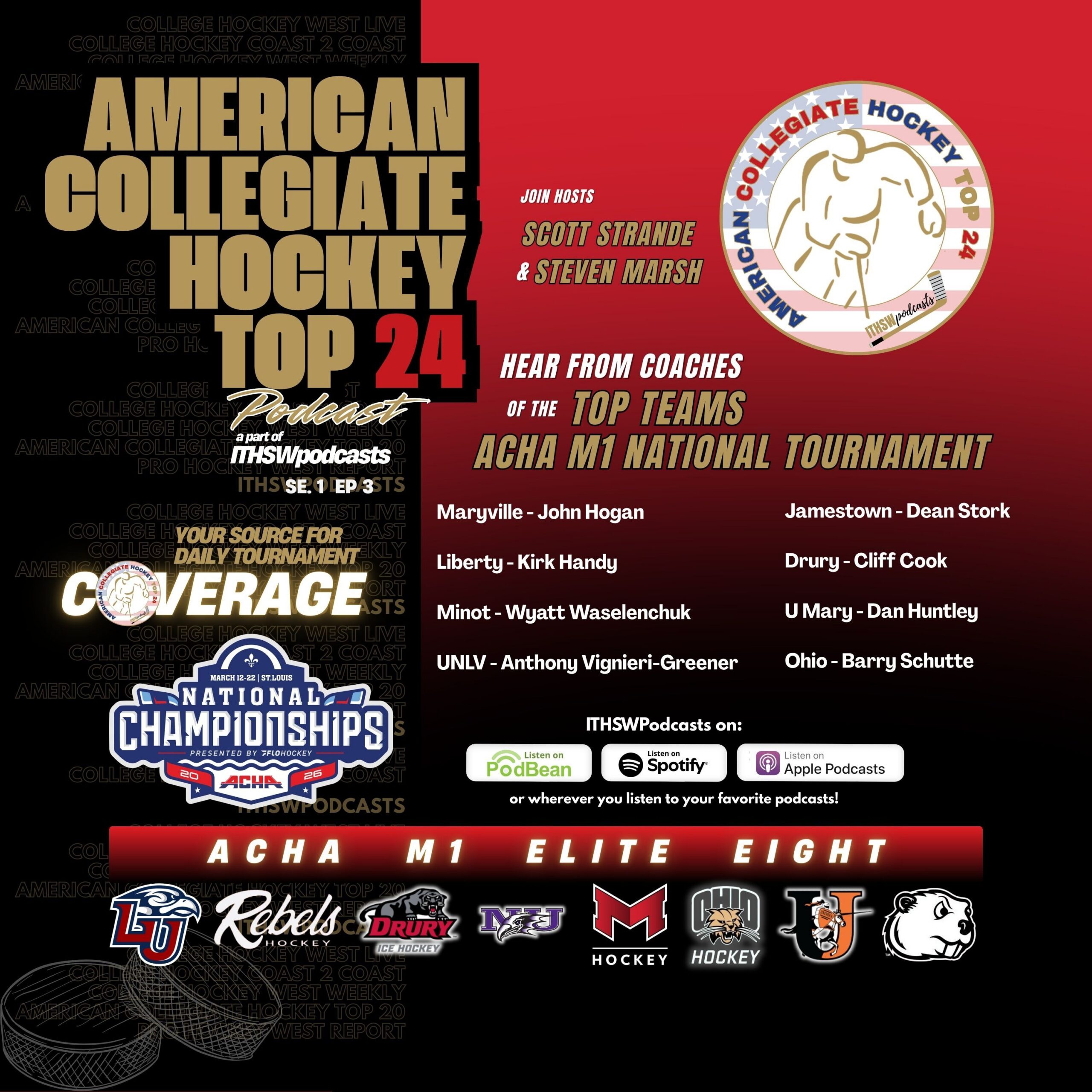 American Collegiate Hockey Top 24 Se 1 Ep 3 March 11, 2026