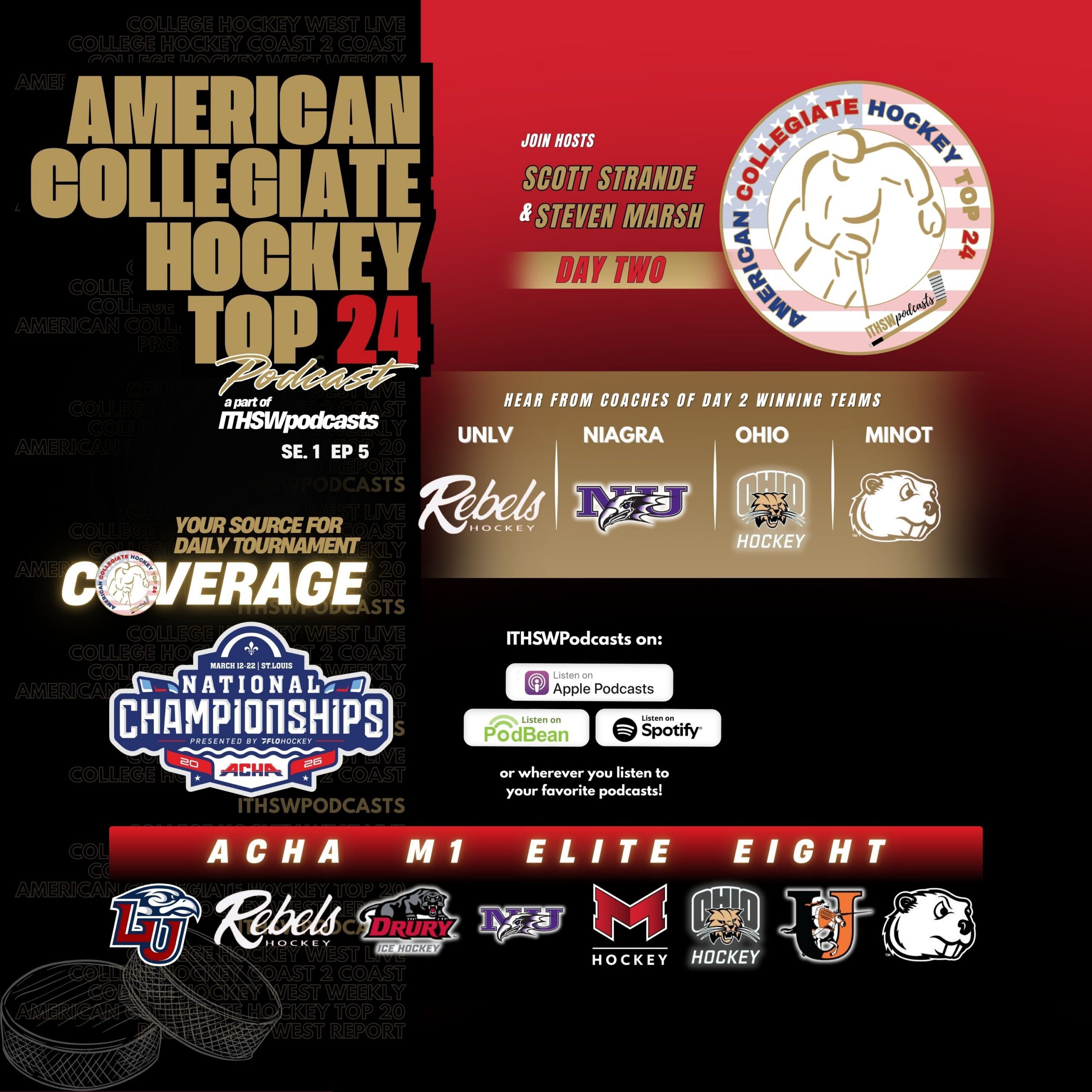 American Collegiate Hockey Top 24 Se 1 Ep 5 March 13, 2026