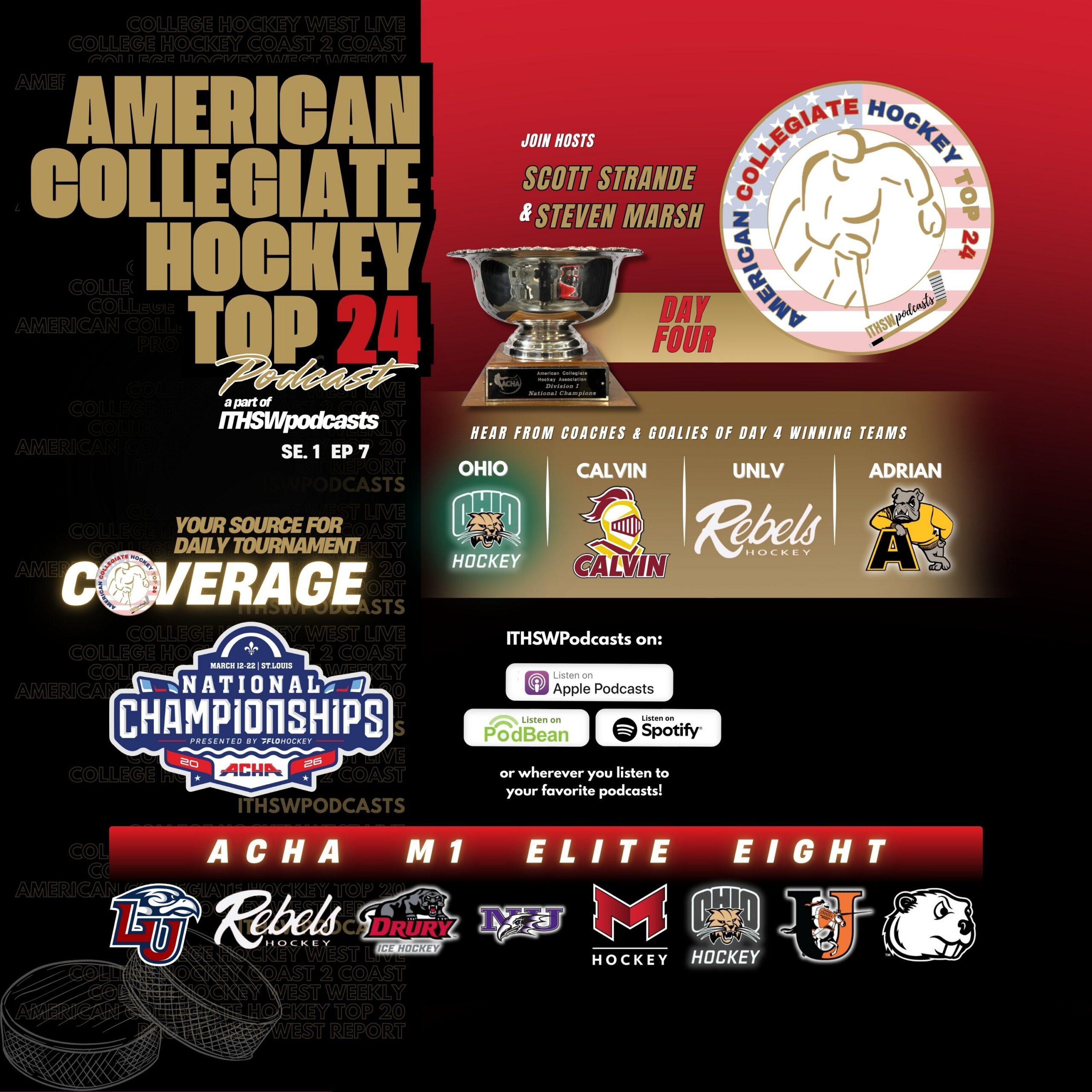 American Collegiate Hockey Top 24 Se 1 Ep 7 March 15, 2026