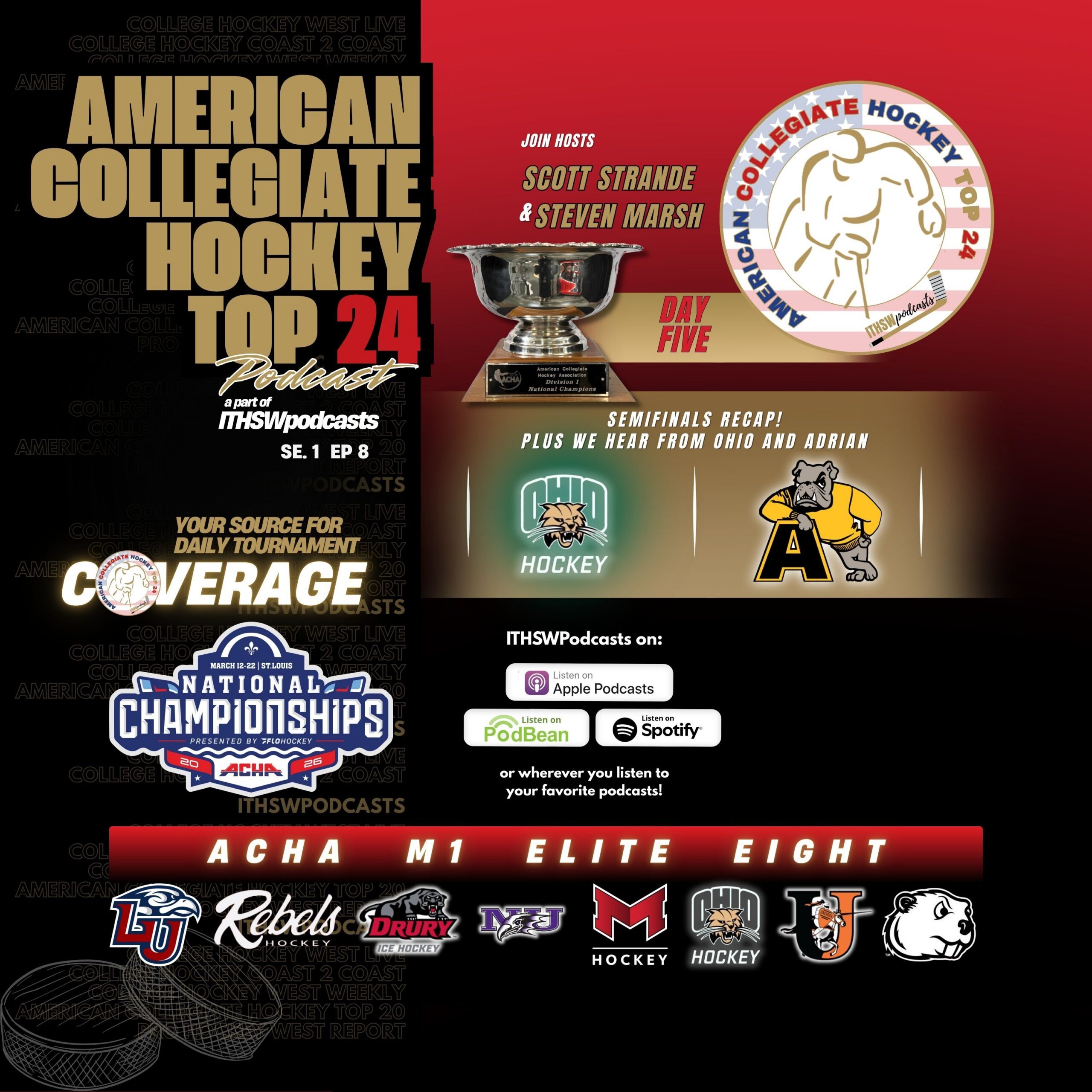 American Collegiate Hockey Top 24 Se 1 Ep 8 March 16, 2026