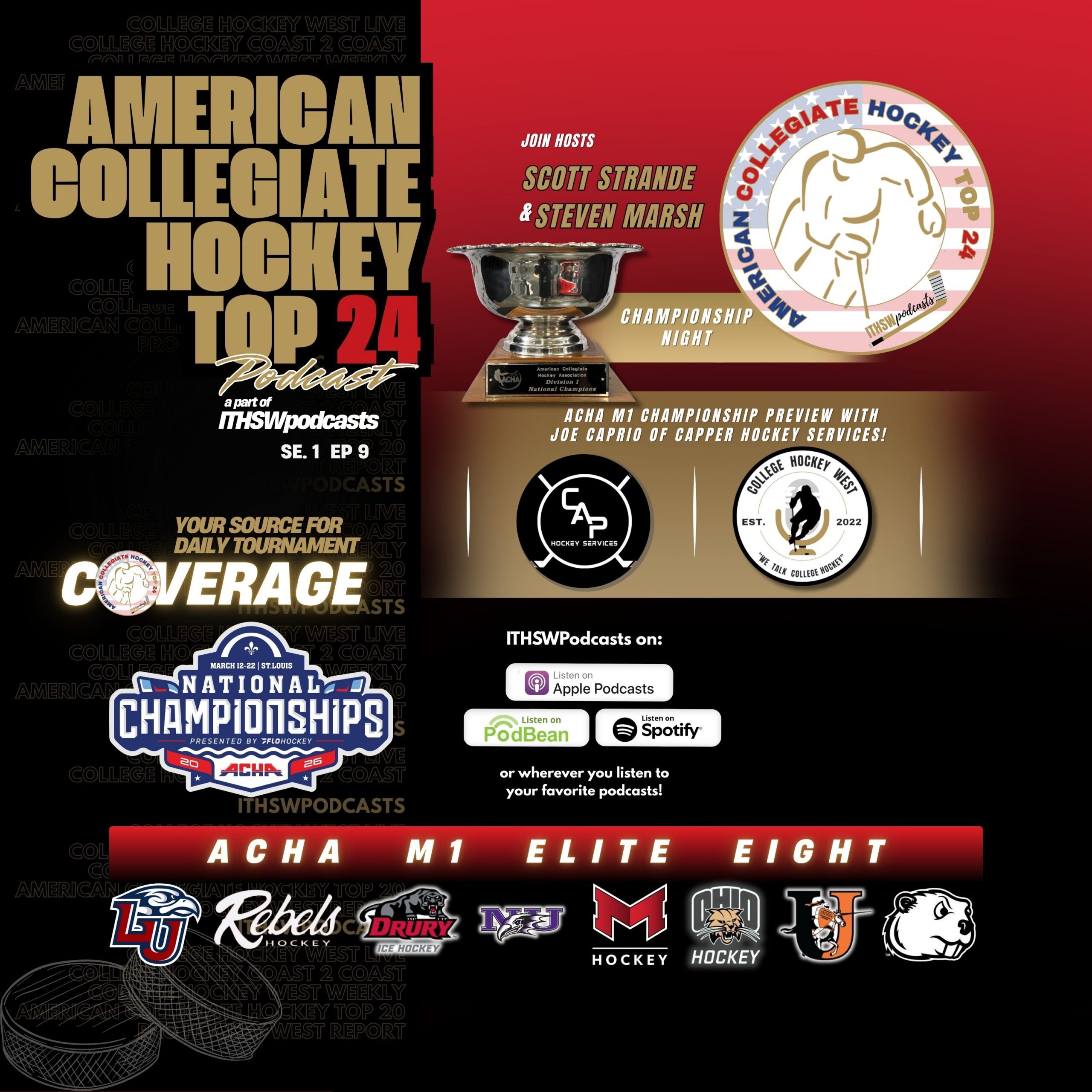 American Collegiate Hockey Top 24 Se 1 Ep 9 March 17, 2026