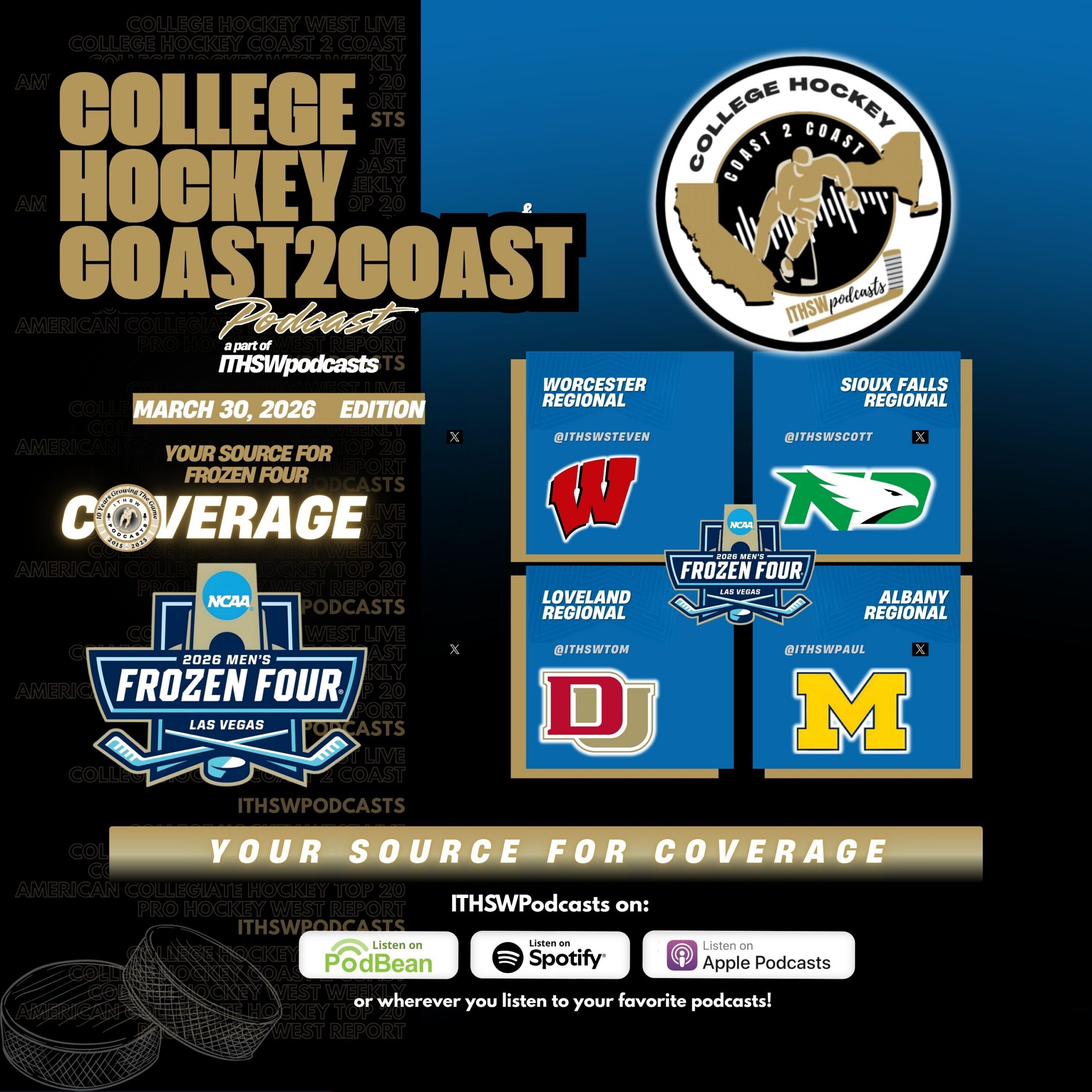 College Hockey Coast 2 Coast Se 3 Ep 37 March 30, 2026
