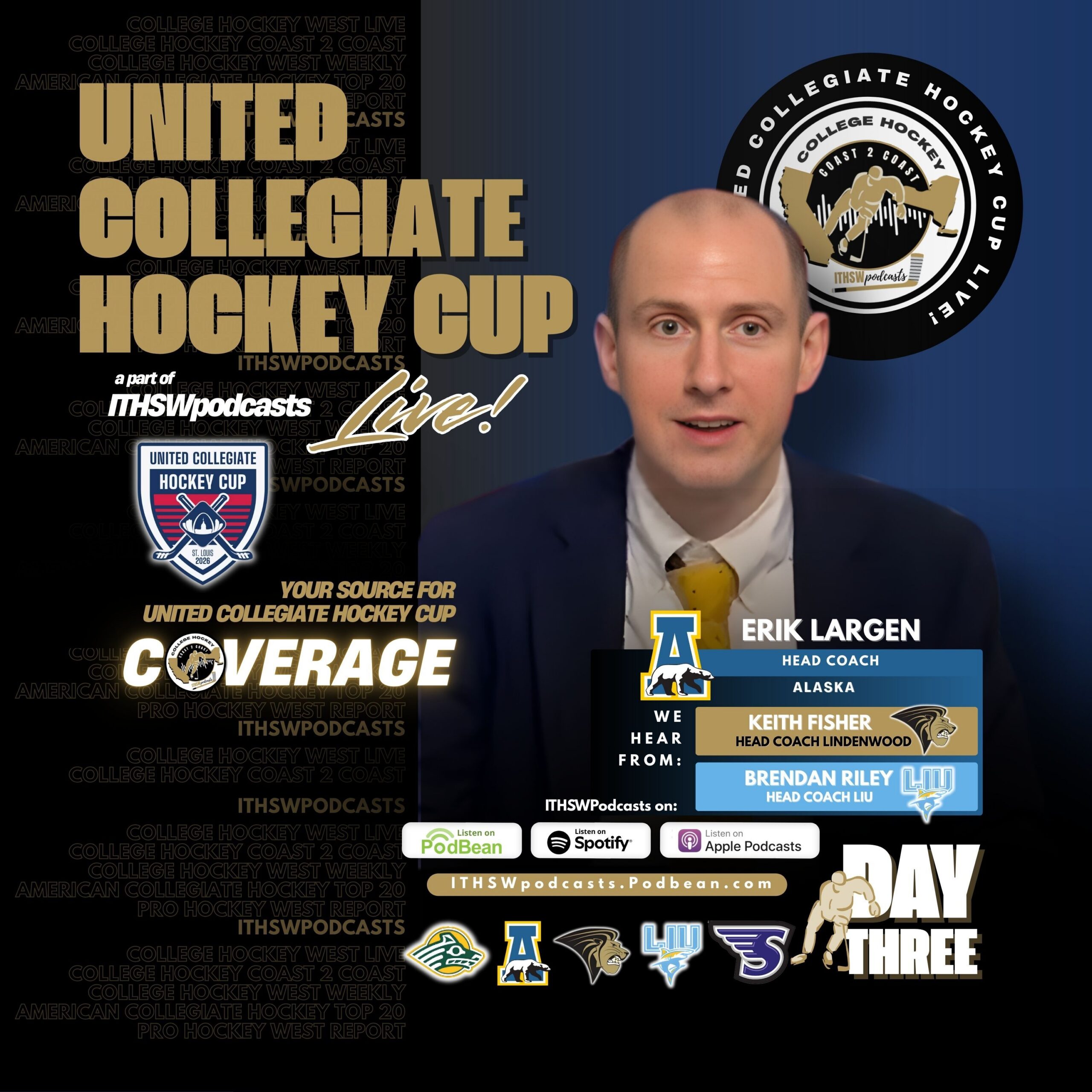 United Collegiate Hockey Cup  Day Three   March 7, 2026