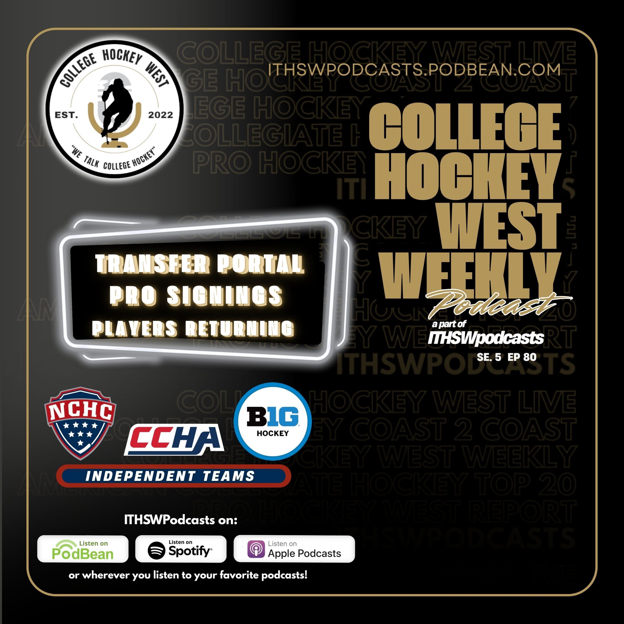 College Hockey West Weekly  Se 5  Ep 80  April 14, 2026