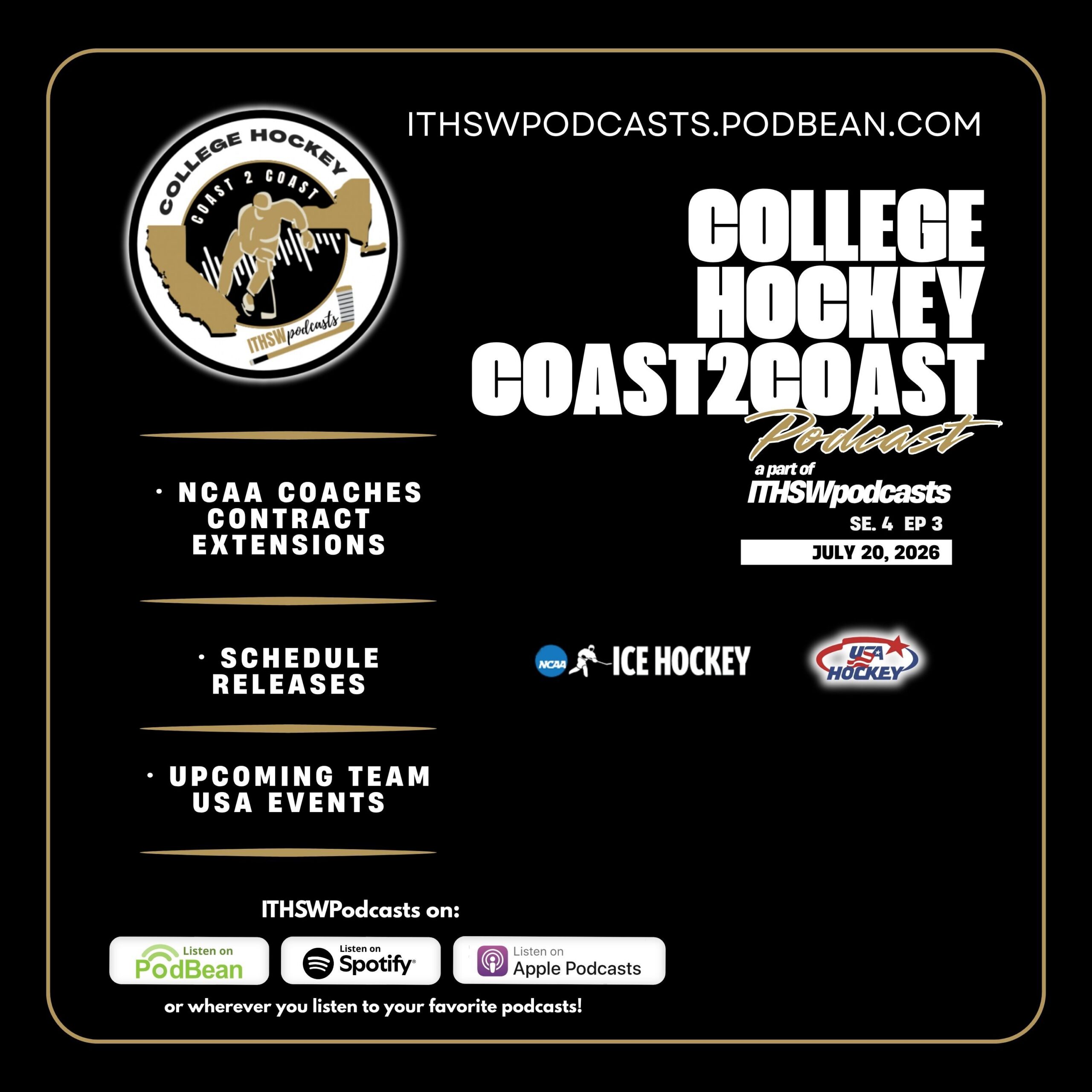 College Hockey Coast 2 Coast Se 4 Ep 3 July 20, 2026