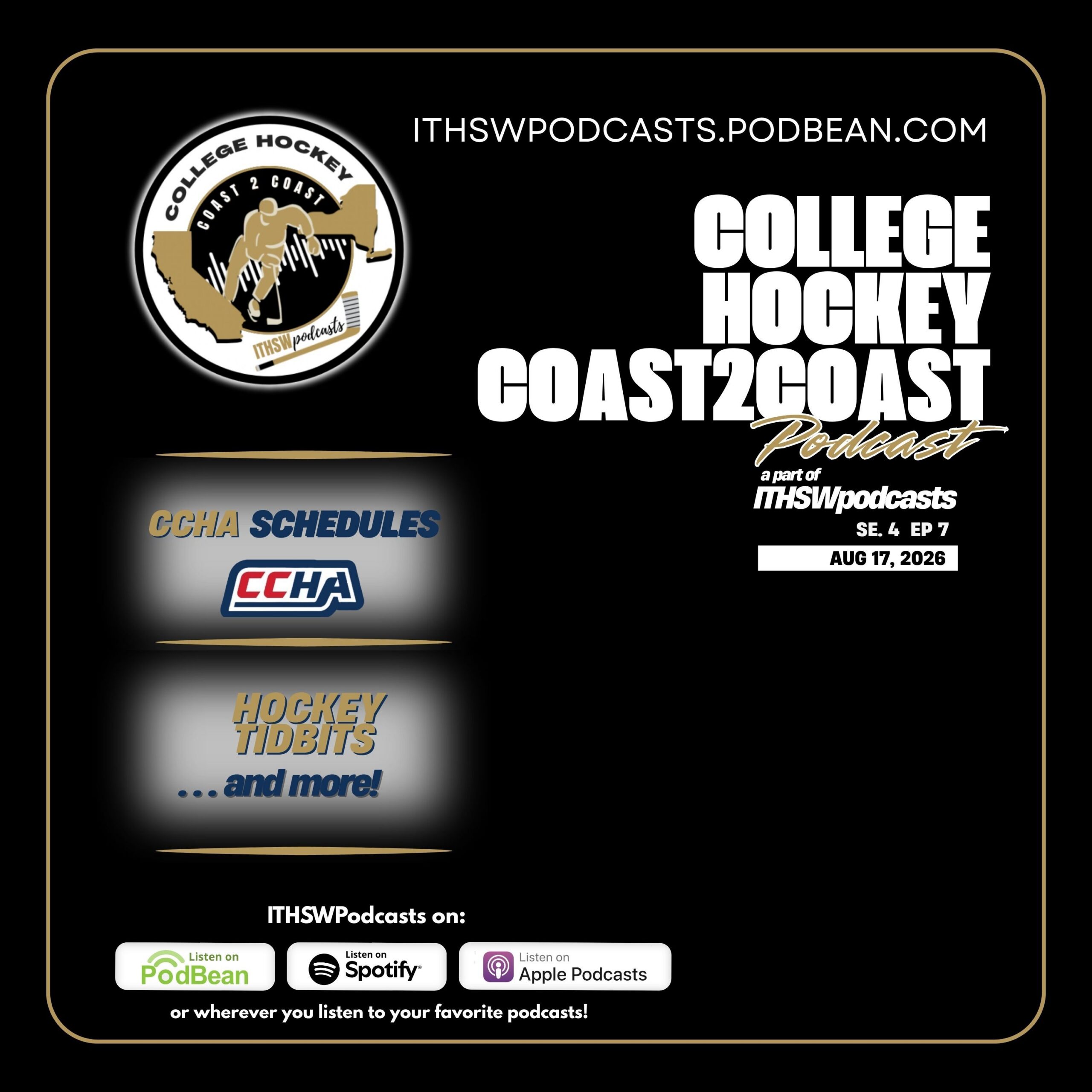 College Hockey Coast 2 Coast Se 4 Ep 7 Aug 17, 2026