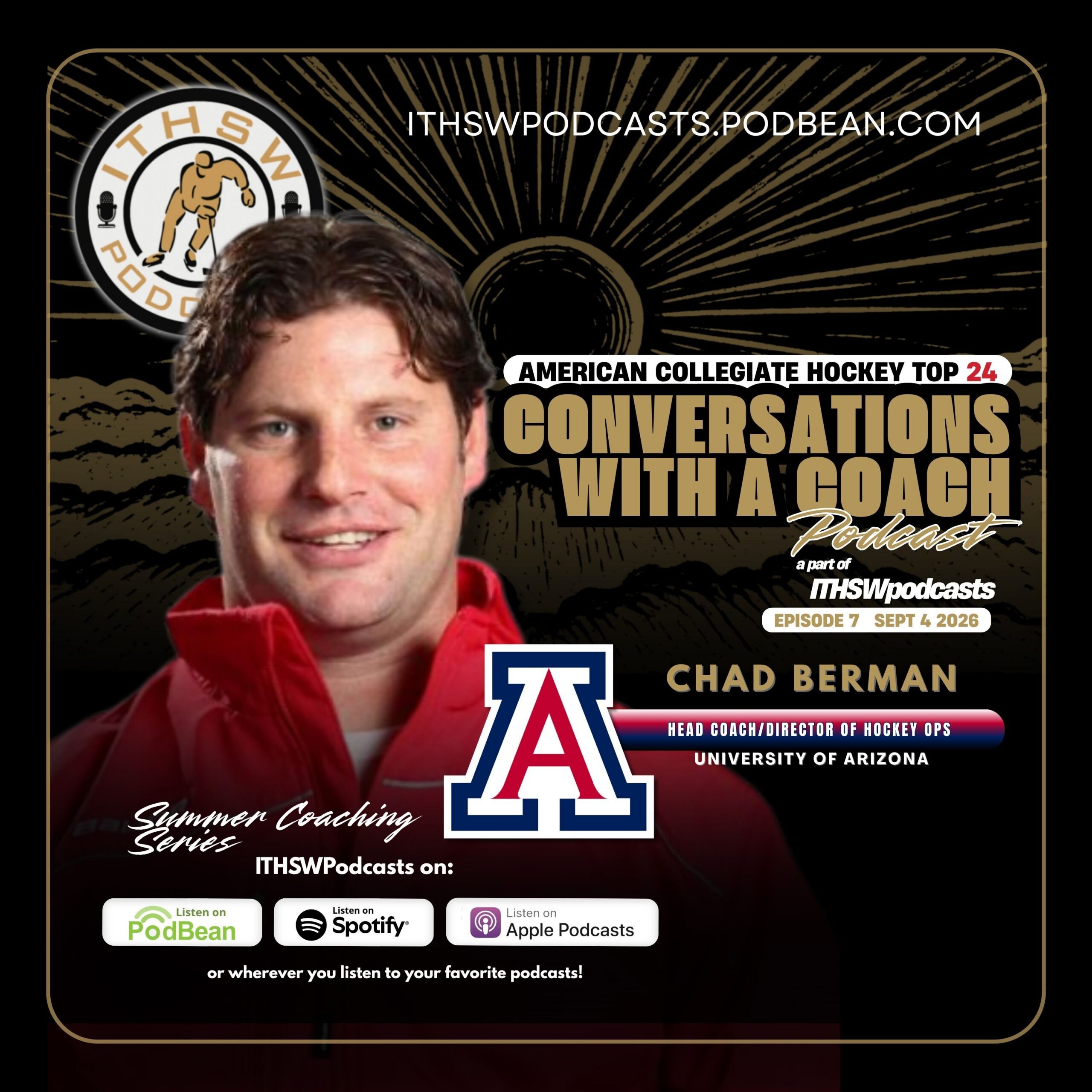 ACHA Summer 2026 Coaches Series: University of Arizona Head Coach Chad Berman