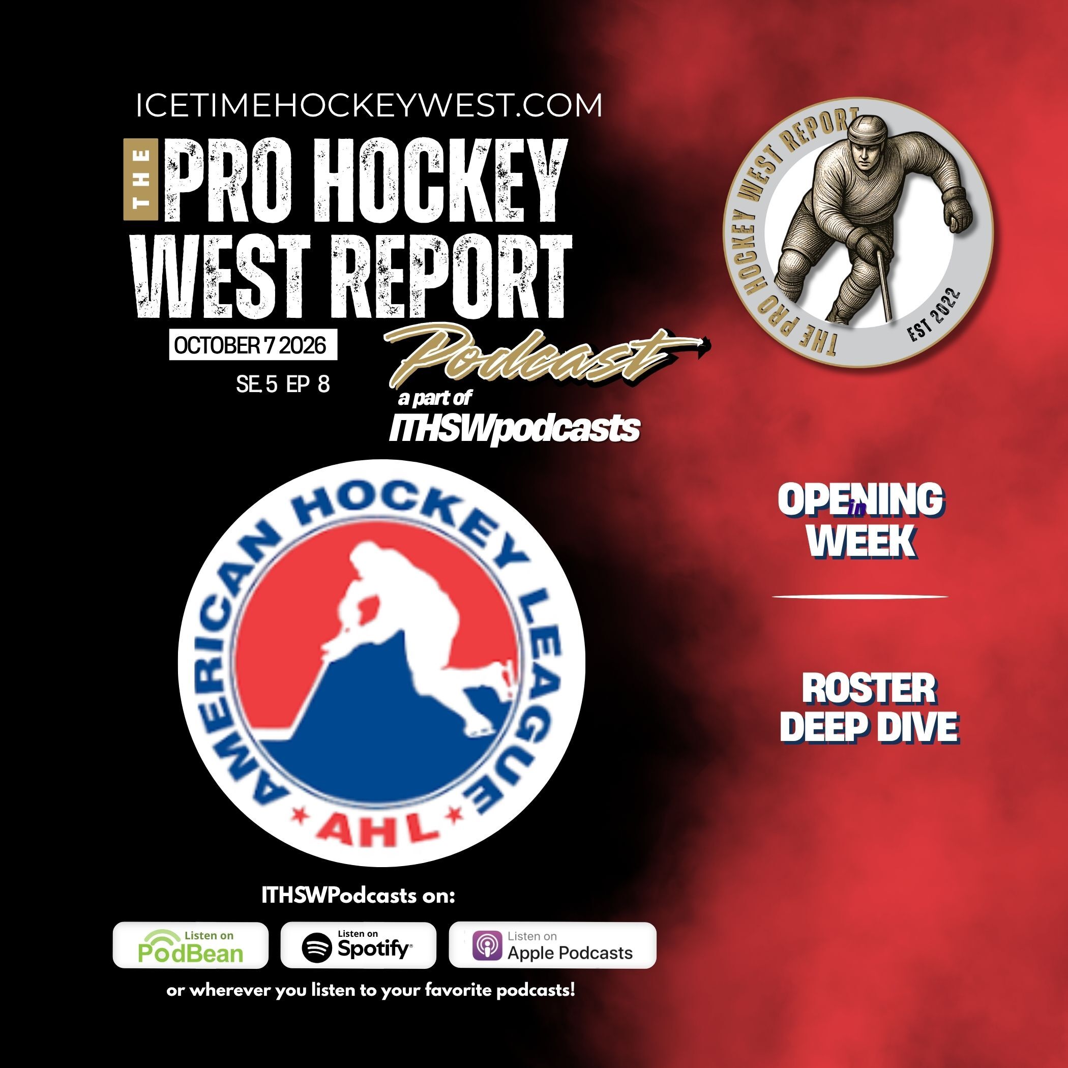 AHL Pacific Division Opening Week Recap and a Roster Deep Dive