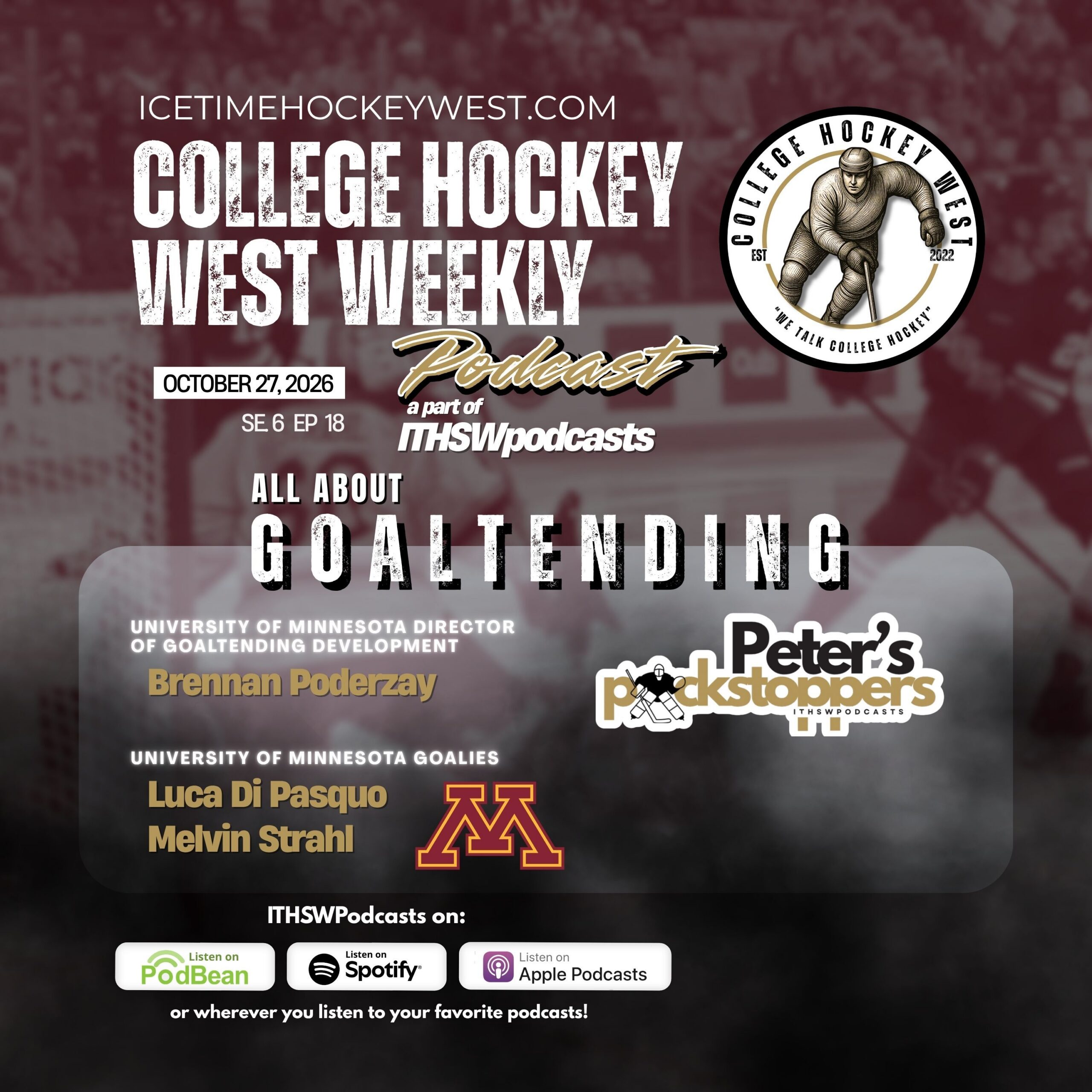 All About Goaltending — PuckStoppers, Poderzay, Di Pasquo and Strahl